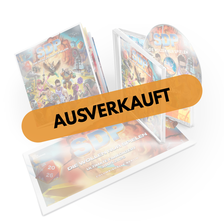 SDP WIR WOLLEN NUR SPIELEN CD + Ticket Bundle