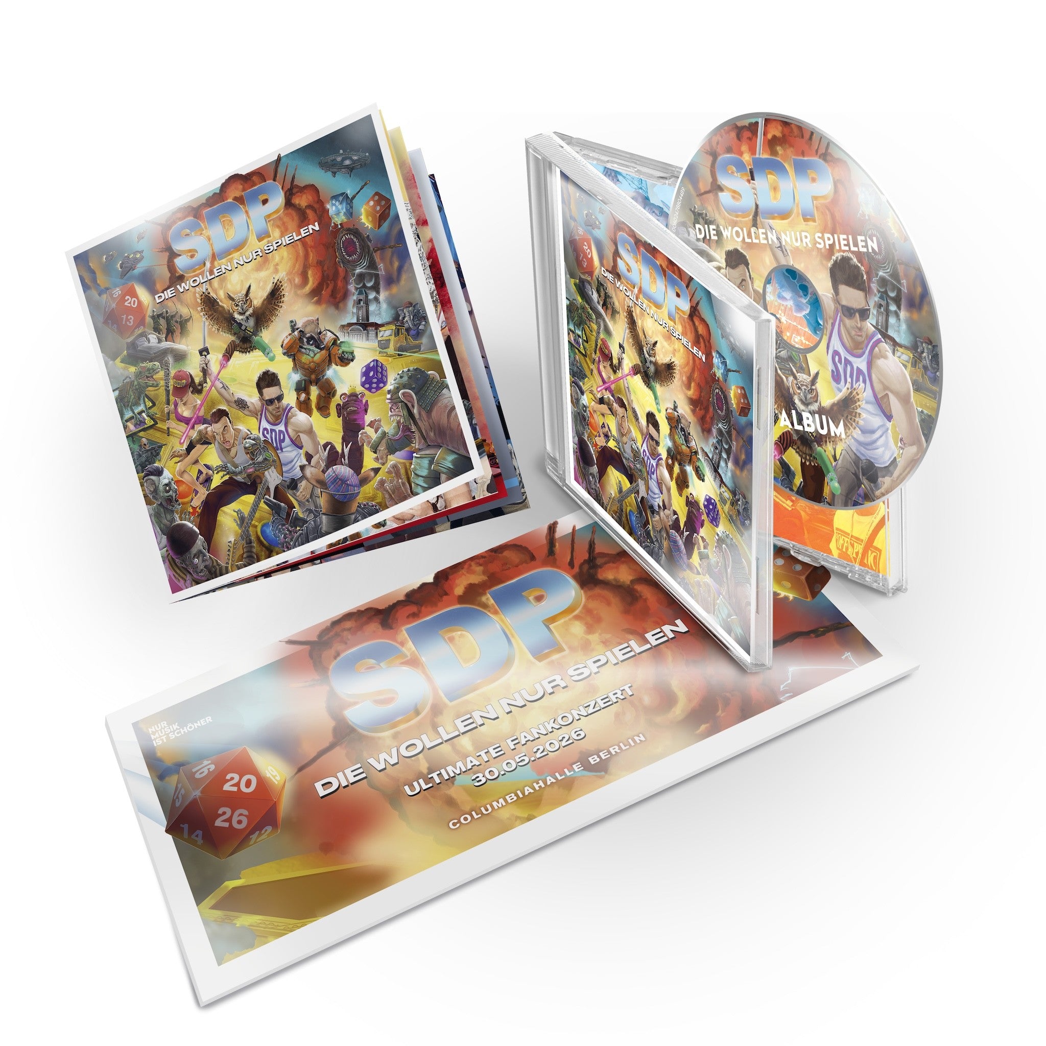 Die Wollen Nur Spielen – CD + Ticket Bundle - SDP