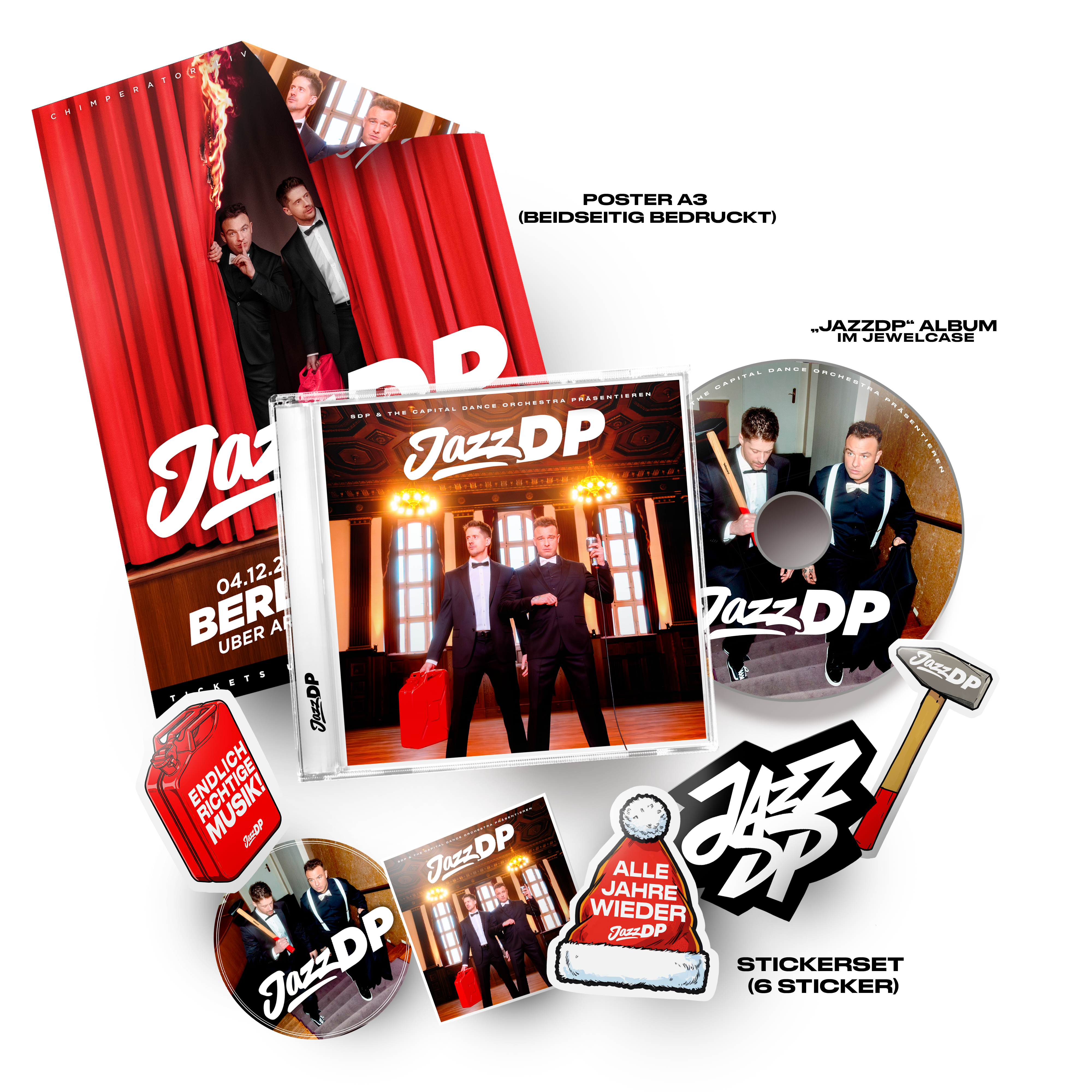 SDP JazzDP CD + Merch Bundle 449632